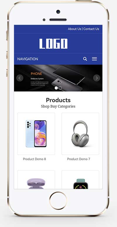 (自適應手機端)響應式電子產(chǎn)品英文外貿(mào)網(wǎng)站模板