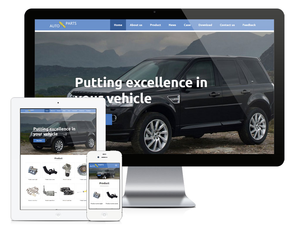 汽車配件外貿(mào)響應式英文網(wǎng)站模板(圖1) 1.jpg