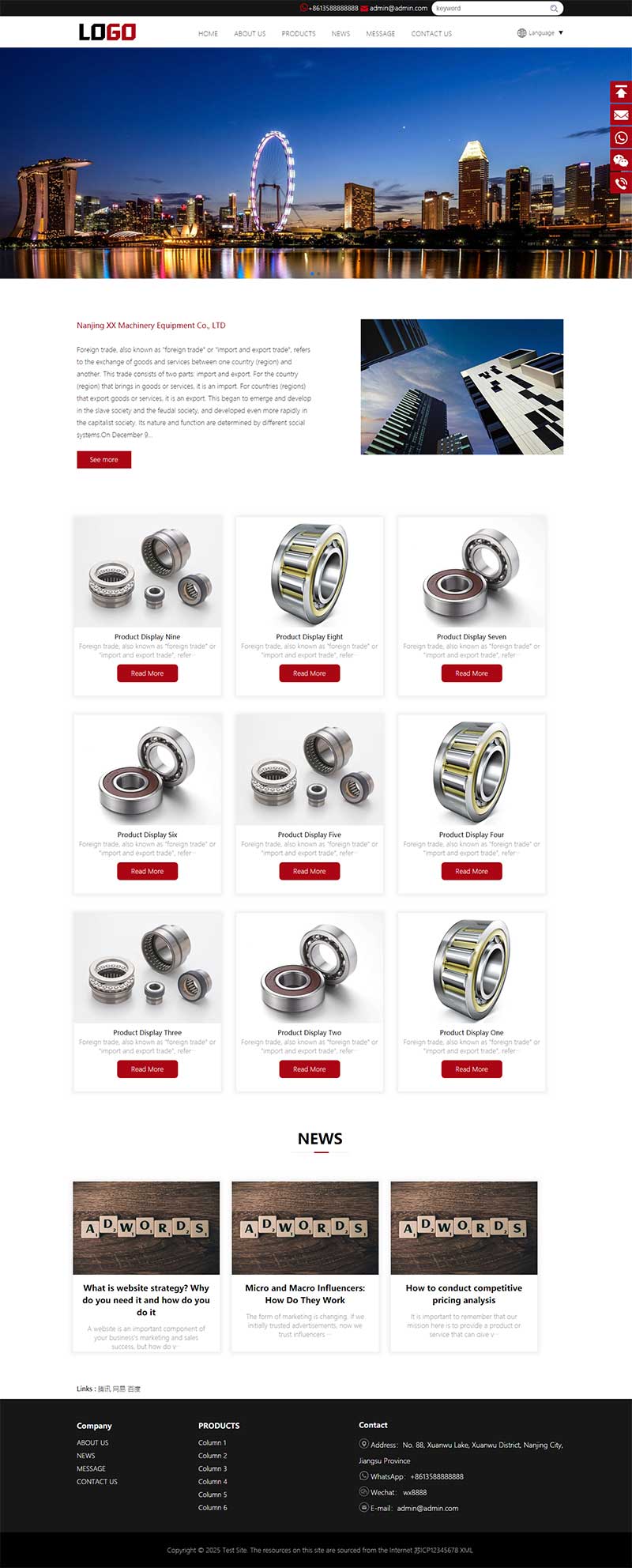 193個(gè)國家多語言外貿(mào)網(wǎng)站源碼帶自動(dòng)翻譯功能+手機(jī)端自適應(yīng)